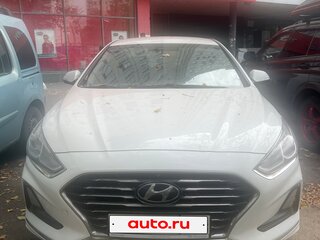 2019 Hyundai Sonata VII (LF) Рестайлинг, белый, 1890000 рублей, вид 1