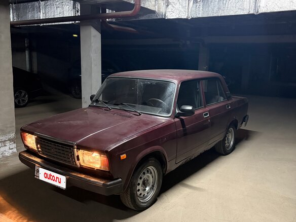 2008 Lada (ВАЗ) 2107, пурпурный, 110000 рублей