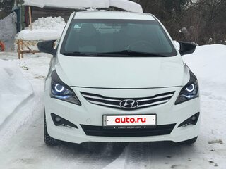 2016 Hyundai Solaris I Рестайлинг, белый, 600000 рублей, вид 2