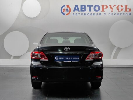 2012 Toyota Corolla X (E140, E150) Рестайлинг, чёрный, 1128000 рублей, вид 4