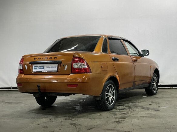 2009 Lada (ВАЗ) Priora I, красный, 125000 рублей - вид 4