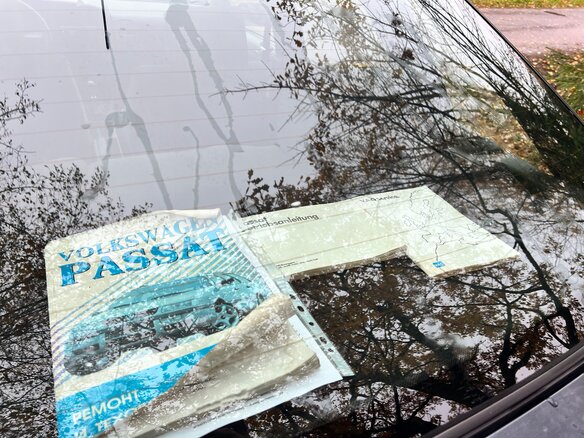 1991 Volkswagen Passat B3, синий - вид 20