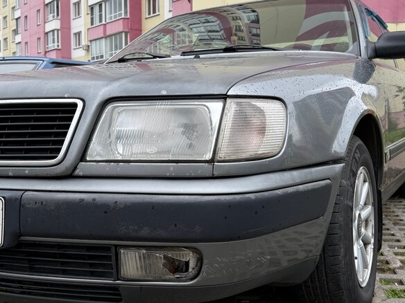 1991 Audi 100 IV (C4), серый, 280000 рублей - вид 2