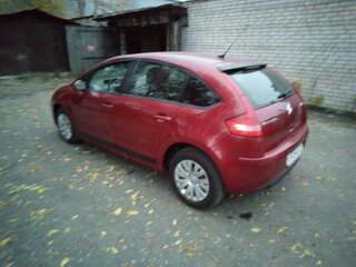 2009 Citroen C4 I Рестайлинг, красный, 350000 рублей, вид 5
