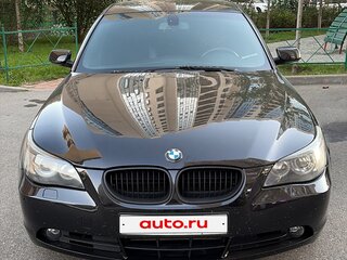 2003 BMW 5 серии 525i V (E60/E61), чёрный, 849999 рублей, вид 1