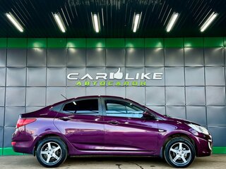 2013 Hyundai Solaris I, фиолетовый, 799000 рублей, вид 4