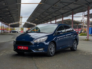 2017 Ford Focus III Рестайлинг, синий, 999500 рублей, вид 4