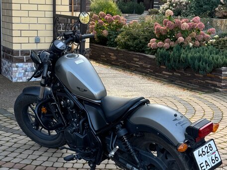 2019 Honda CMX 500 Rebel, серый, 690000 рублей, вид 4