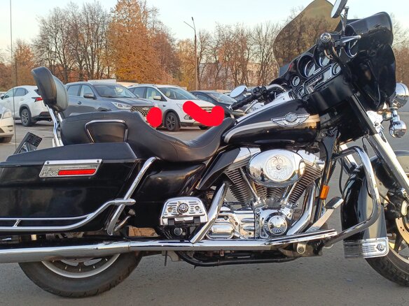 2003 Harley-Davidson Electra Glide, чёрный, 650000 рублей - вид 6