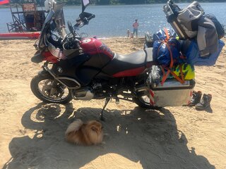 2009 BMW R 1200 GS Adventure, красный, 700000 рублей, вид 2