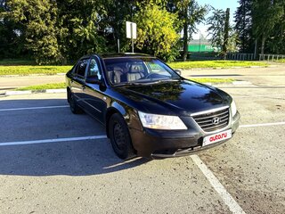 2008 Hyundai Sonata V (NF) Рестайлинг, чёрный, 410000 рублей, вид 3