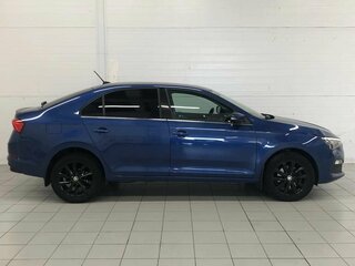 2021 Skoda Rapid II, синий, 1741686 рублей, вид 4
