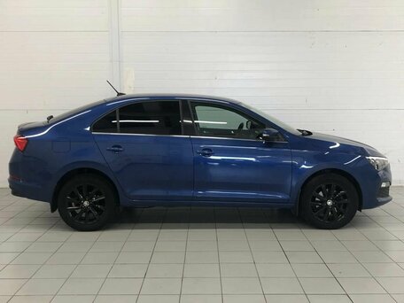 2021 Skoda Rapid II, синий, 1741686 рублей, вид 4