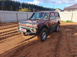 1996 Lada (ВАЗ) 2121 (4x4) I Рестайлинг, красный, 190000 рублей, вид 1