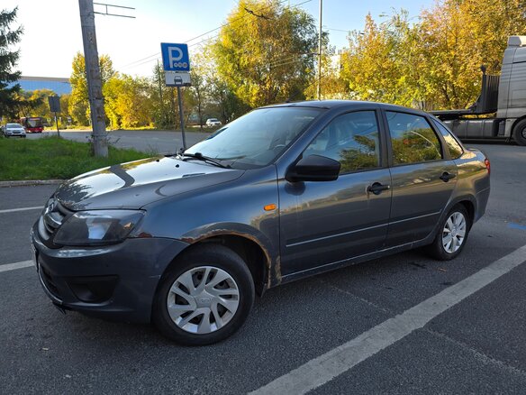 2016 Lada (ВАЗ) Granta I, серый, 350000 рублей