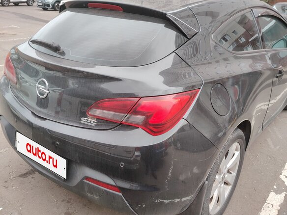 2013 Opel Astra GTC J Рестайлинг, чёрный, 680000 рублей - вид 6