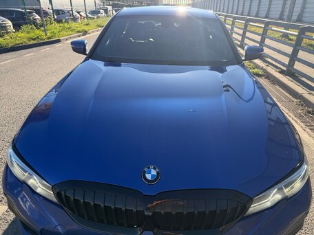 2019 BMW 3 серии 320i xDrive VII (G2x), синий, 3700000 рублей, вид 4