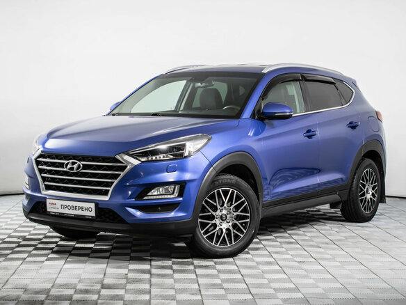 2018 Hyundai Tucson III Рестайлинг, синий, 1549000 рублей
