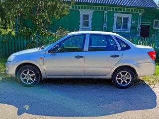 2013 Lada (ВАЗ) Granta I, серебристый, 320000 рублей, вид 4