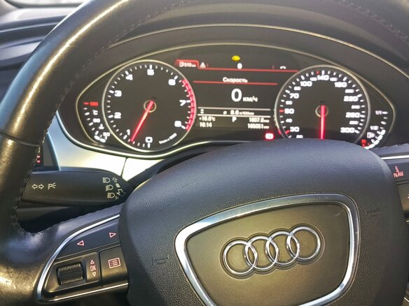 2012 Audi A6 IV (C7), чёрный, 1600000 рублей - вид 12