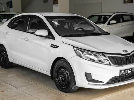 2014 Kia Rio III, белый, 850000 рублей, вид 1
