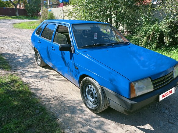 1997 Lada (ВАЗ) 2109, синий - вид 1