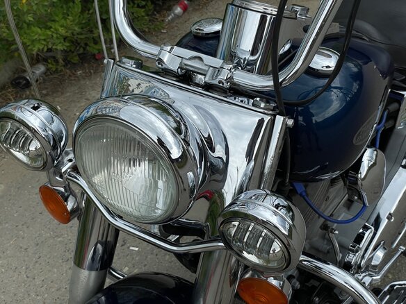 2000 Harley-Davidson Softail Standard, синий, 620000 рублей - вид 12