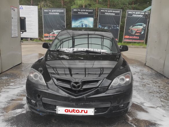 2007 Mazda 3 I (BK) Рестайлинг, чёрный, 530000 рублей - вид 1