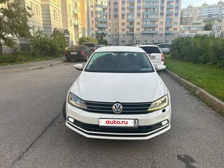 2016 Volkswagen Jetta VI Рестайлинг, белый, 850000 рублей, вид 4