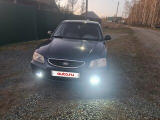 2006 Hyundai Accent ТагАЗ II, синий, 289000 рублей, вид 4