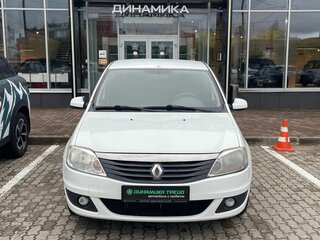 2013 Renault Logan I Рестайлинг, белый, 399000 рублей, вид 2