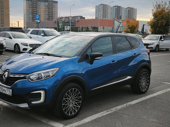 2020 Renault Kaptur I Рестайлинг, синий, 1450000 рублей - вид 4