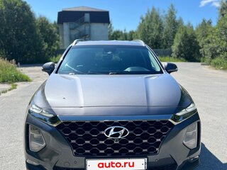 2020 Hyundai Santa Fe IV, серый, 3350000 рублей, вид 2