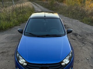 2021 Lada (ВАЗ) Granta I Рестайлинг, синий, 850000 рублей, вид 3