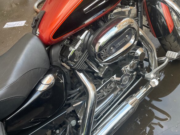 2011 Harley-Davidson Sportster 1200, оранжевый, 699000 рублей - вид 9
