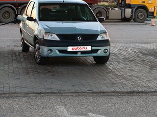 2005 Renault Logan I, серебристый, 200000 рублей, вид 2