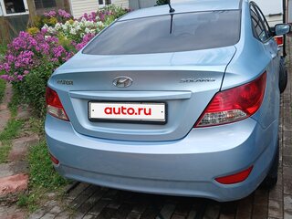 2014 Hyundai Solaris I, голубой, 610000 рублей, вид 3