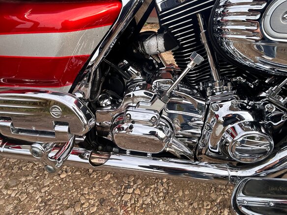 2008 Harley-Davidson Electra Glide, красный, 1200000 рублей - вид 12