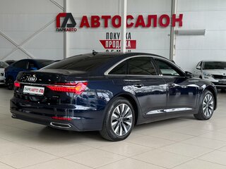 2021 Audi A6 45 TFSI V (C8), синий, 3790000 рублей, вид 5