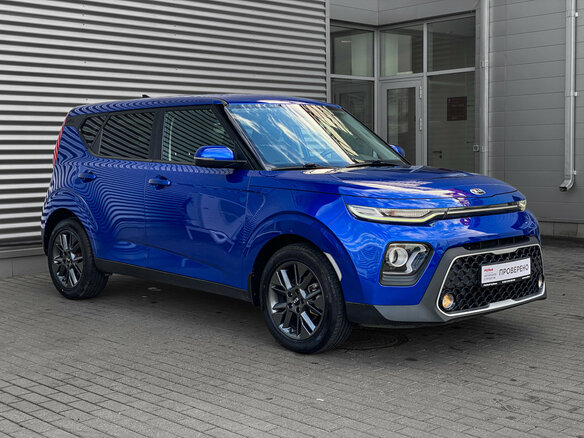2019 Kia Soul III, синий - вид 2