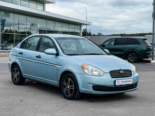 2008 Hyundai Verna II, голубой, 329000 рублей, вид 3