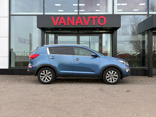 2014 Kia Sportage III Рестайлинг, синий, 1320000 рублей, вид 3