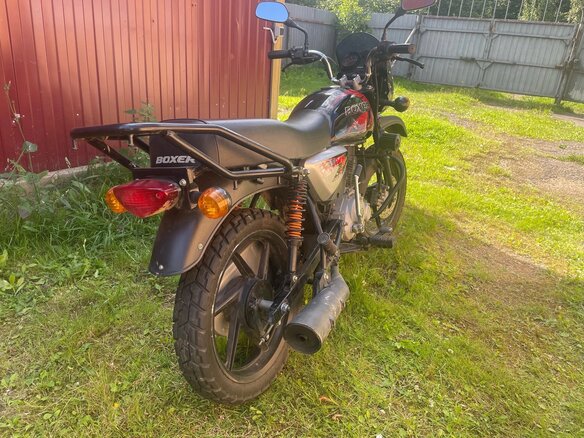 2021 Bajaj Boxer BM 150X, чёрный, 80000 рублей - вид 5