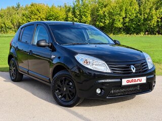 2012 Renault Sandero I, чёрный, 470000 рублей, вид 3