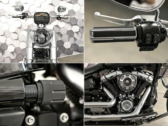 2017 Harley-Davidson Fat Boy, чёрный, 1729000 рублей - вид 9