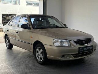 2006 Hyundai Accent ТагАЗ II, бежевый, 210000 рублей, вид 3