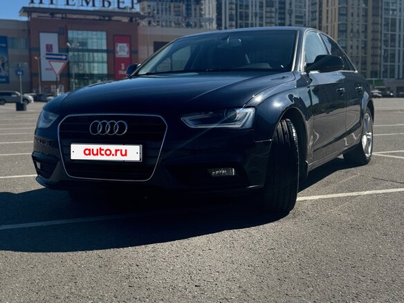 2013 Audi A4 IV (B8) Рестайлинг, синий, 1320000 рублей - вид 1