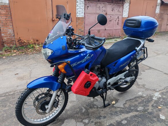 2001 Honda XL650V Transalp, синий, 450000 рублей - вид 13