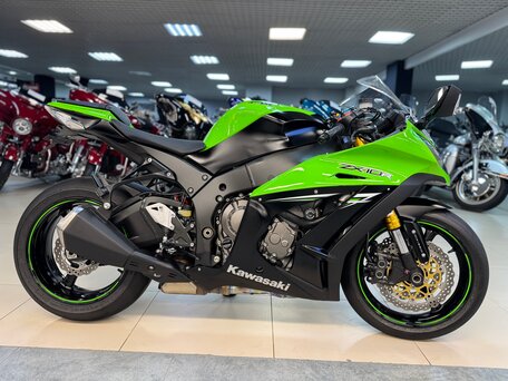 2013 Kawasaki ZX-10R Ninja, зелёный, 1250000 рублей, вид 1