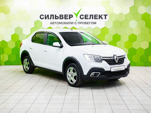 2019 Renault Logan Stepway II Рестайлинг, белый - вид 4